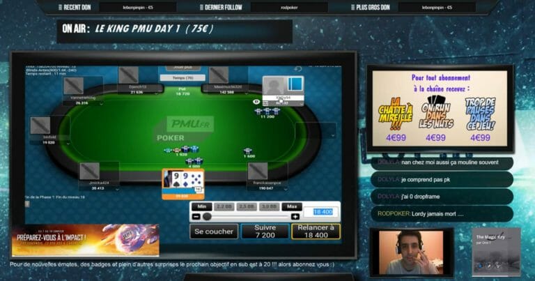 Immersion dans le monde des poker streamers