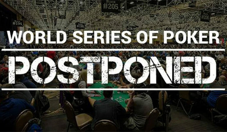 Les World Series of Poker 2020 sont reportés