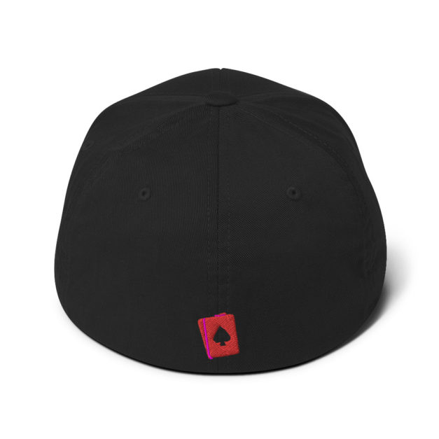 closed back structured cap black back 63697138a847b