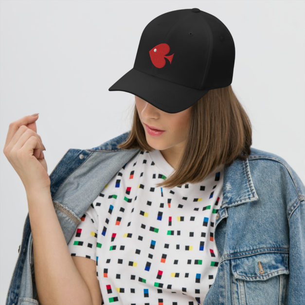 closed back structured cap black front 63713798d0b00
