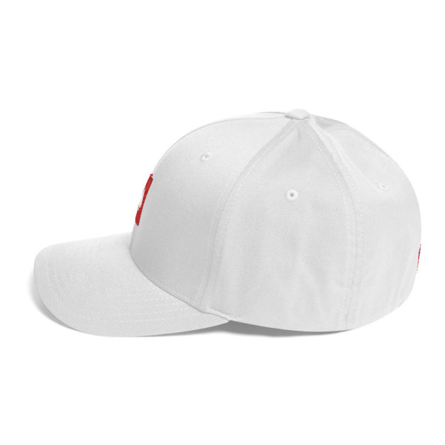 closed back structured cap white left side 63697138a93a5