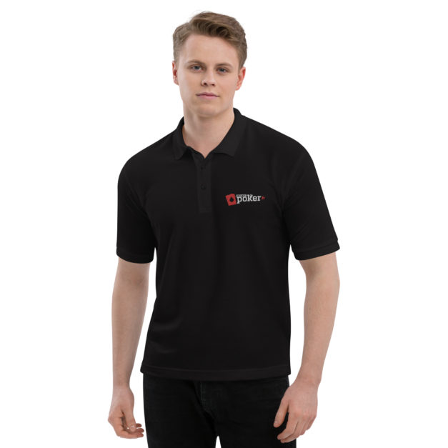premium polo shirt black front 6370d4d8aeab1