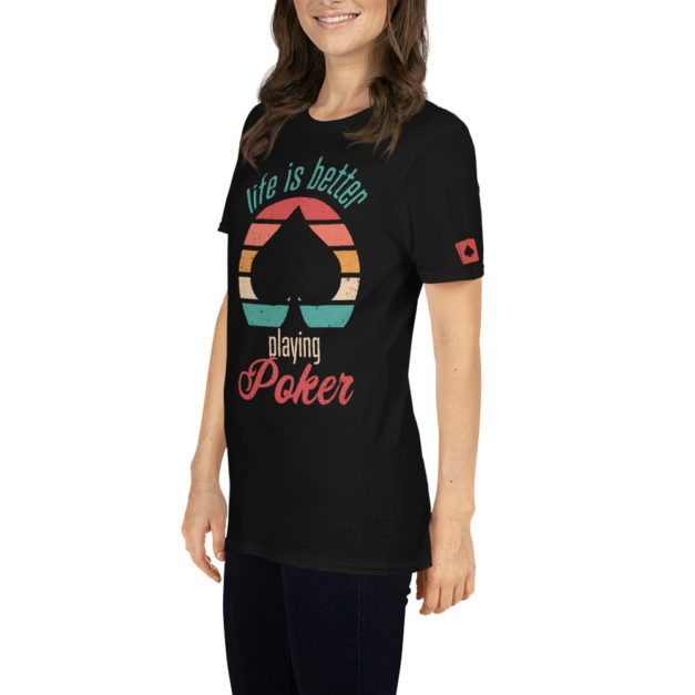 unisex basic softstyle t shirt black left front 63696d1696a22