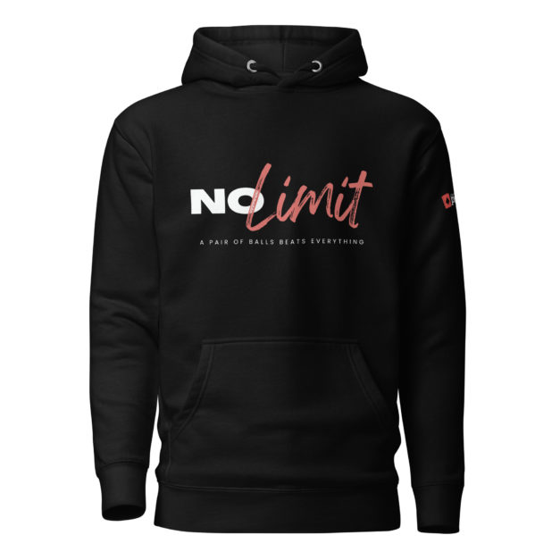 unisex premium hoodie black front 637033229b70b