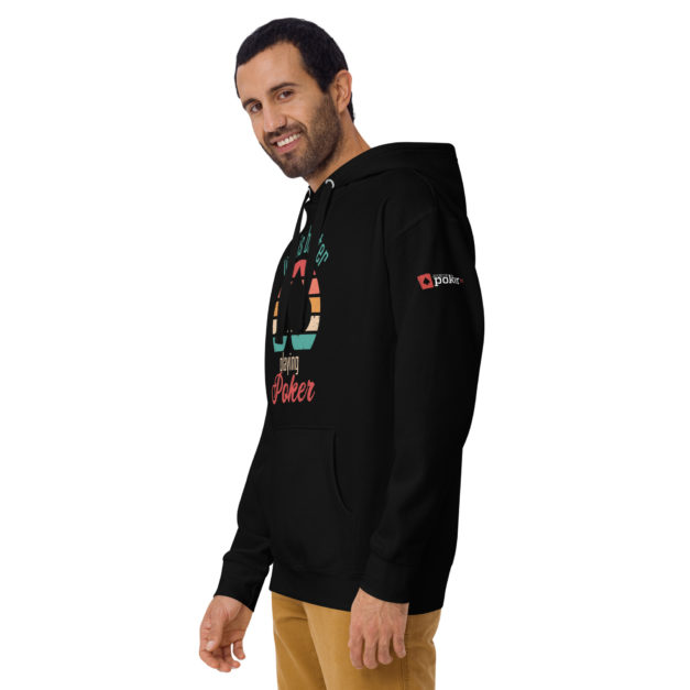 unisex premium hoodie black left front 6369680e4bbd0