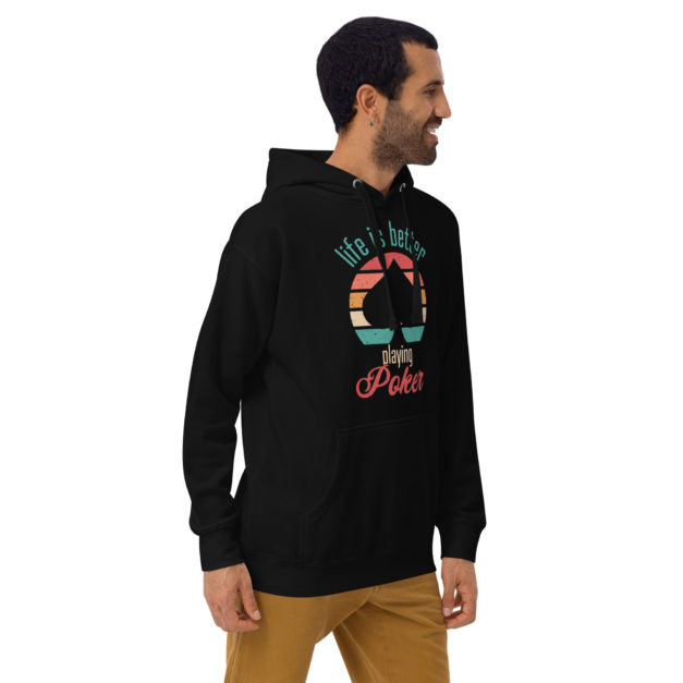 unisex premium hoodie black right front 6369680e4bee9
